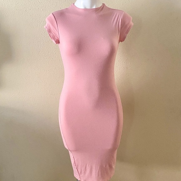 Vibe Dresses | 3/$15 Vibes Sportswear Pink Bodycon Dress | Color: Pink | Size: S | Pm-69959244'S Closet